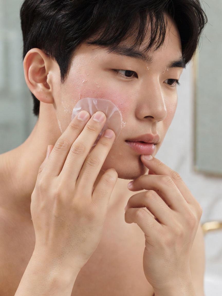 남자 소개팅 여드름패치 붙이는 저녁 루틴 순서와 다음날 아침 관리법