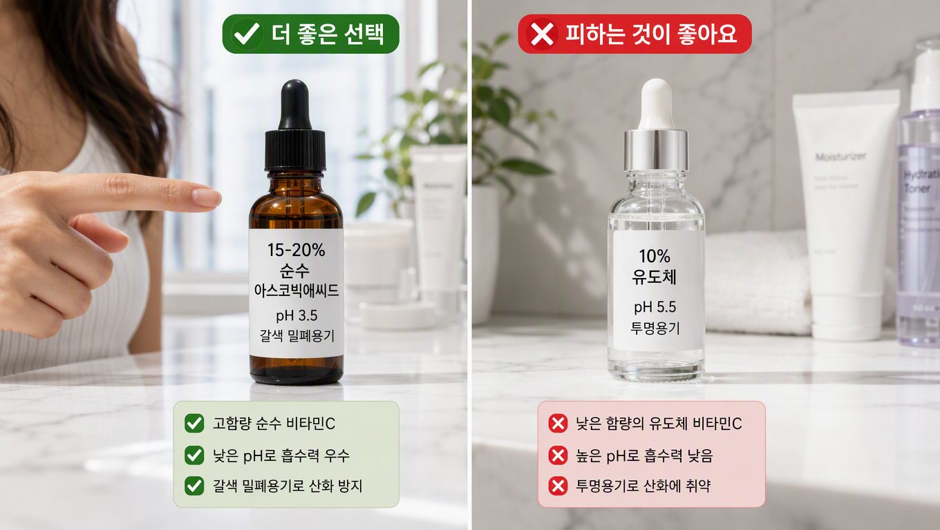 비타민C 앰플의 함량·pH·제형·보관 기준으로 확인하는 비타민 앰플 효능