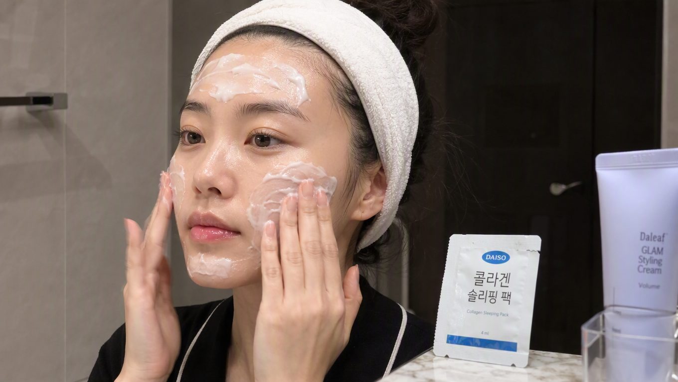 다이소 슬리핑팩은 어떻게 바르나요?