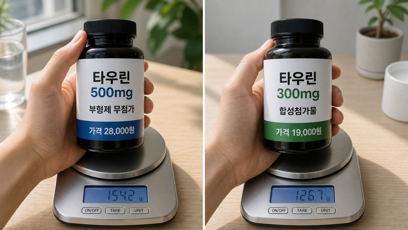 피부 영양제 수부지 타우린 성분과 선택 기준